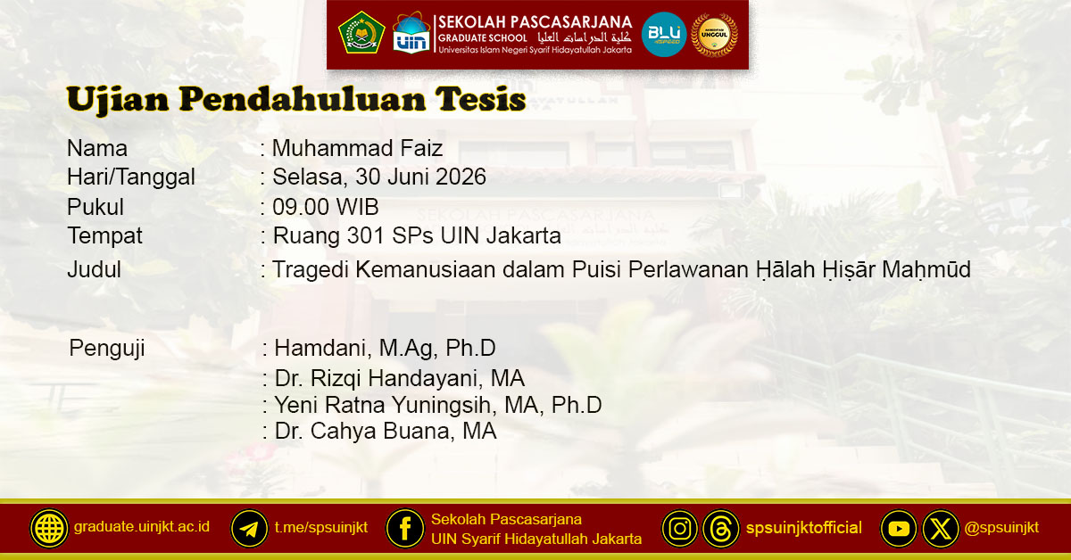 Muhammad Faiz Preliminary Thesis Exam