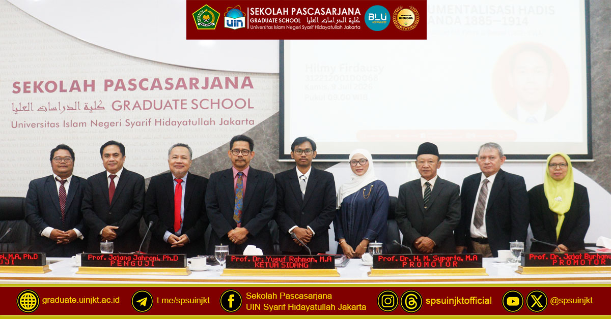 Hilmy Firdausy's Doctoral Promotion Test, The Politics of Instrumentalization of Hadith in the Dutch East Indies 1885-1914
