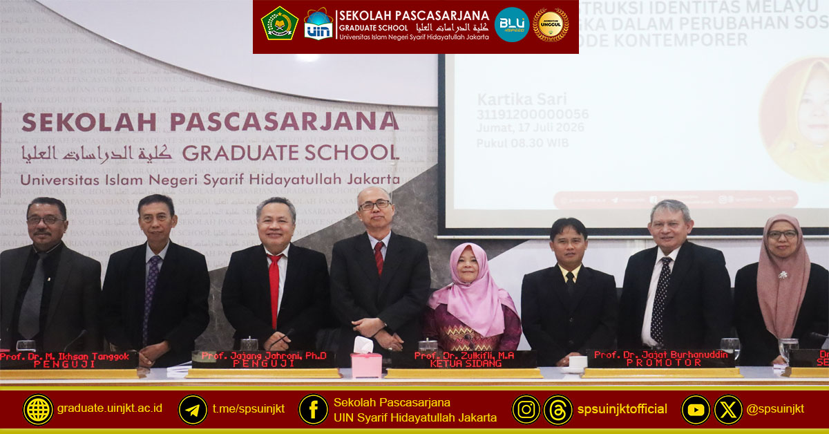 Kartika Sari Doctoral Promotion Exam, Construction of Bangka Malay Identity in Social Change in the Contemporary Period