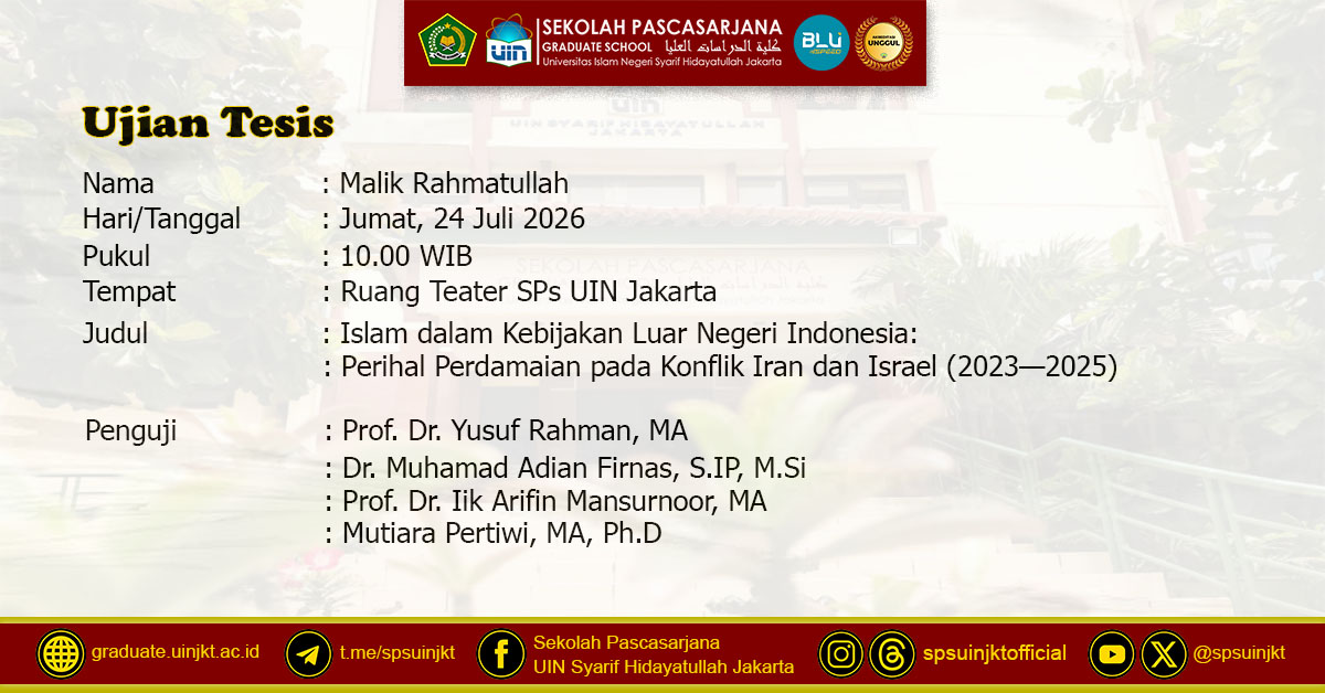 Malik Rahmatullah Thesis Exam
