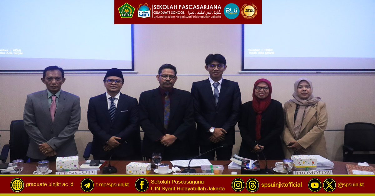 Muhammad Hirzy Haikal Fasha Thesis Exam, Arabic Language Learning Model Based on Love Curriculum at MAN 4 Jakarta