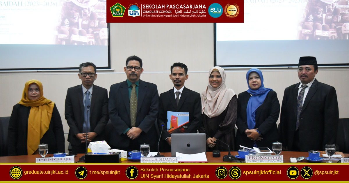 Ujian Tesis Yahya Baidhowi, Ideologi Perlawanan dalam Pidato Abū ‘Ubaydah (2023—2025)