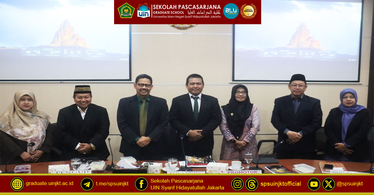 Wahyu Tri Cahyono's Thesis Exam, Maqāṣid al-Sharī'ah's Analysis of Anti-Terrorism Law Number 5 of 2018