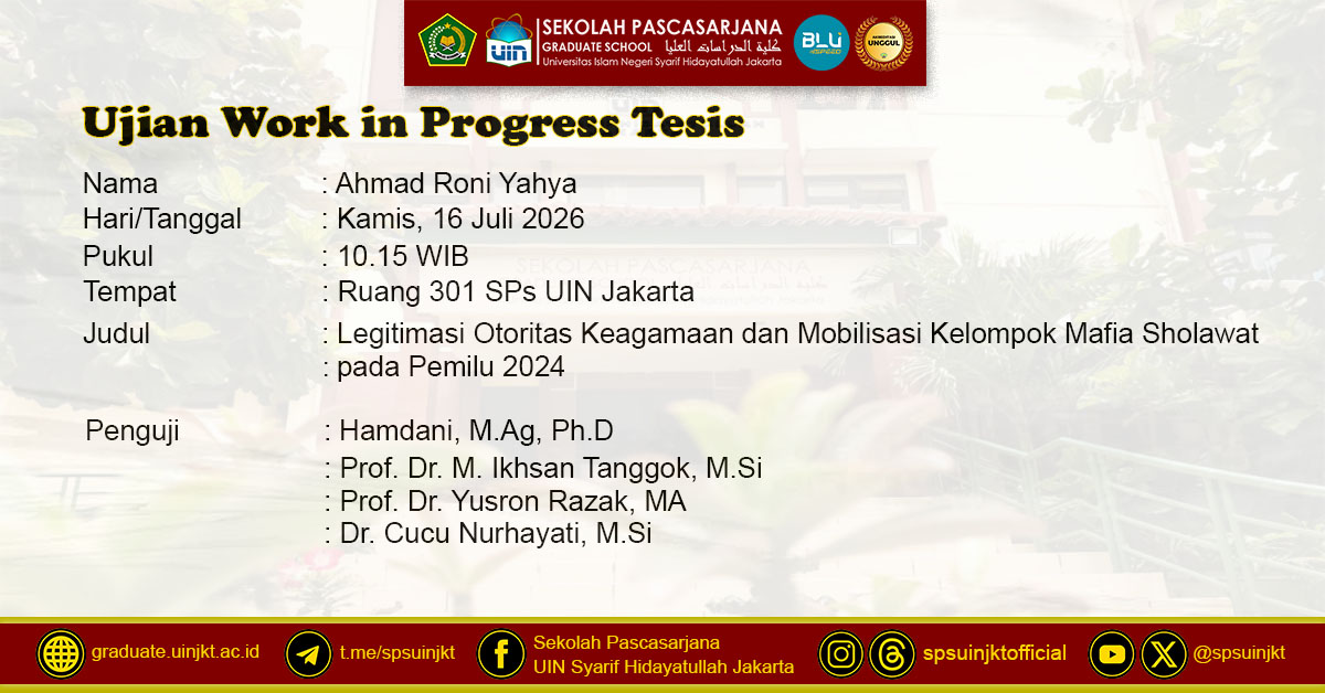 Ahmad Roni Yahya Thesis Work in Progress
