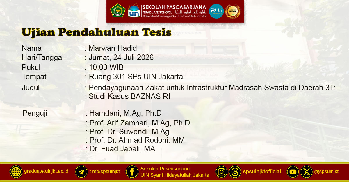 Marwan Hadid Preliminary Thesis Exam