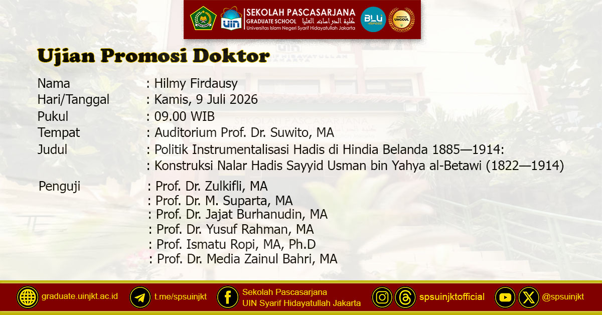 Hilmy Firdausy Dissertation Exam