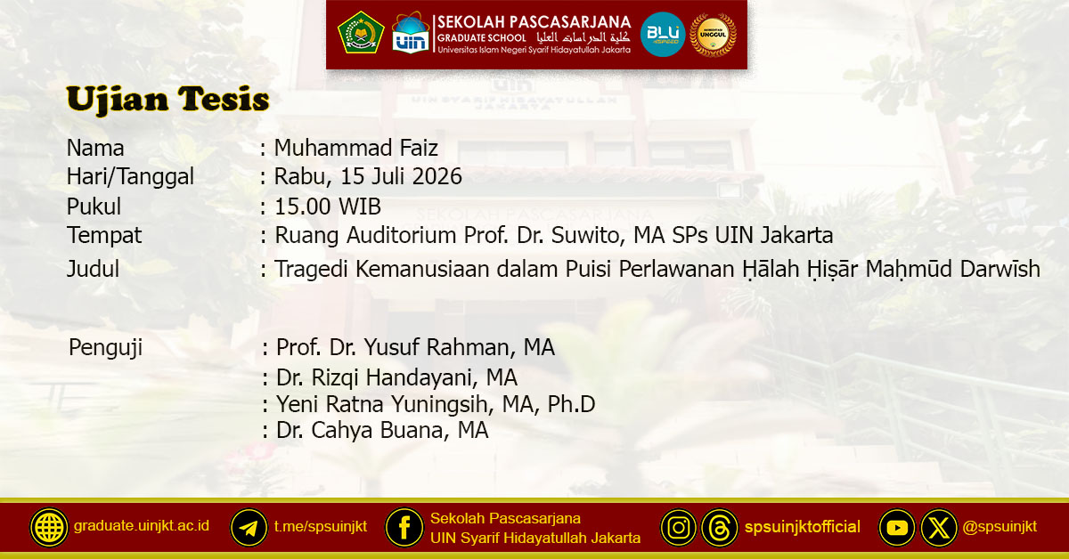 Muhammad Faiz Thesis Exam
