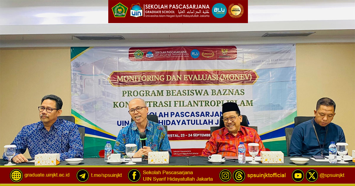 SPs UIN Jakarta dan BAZNAS Monev Beasiswa Filantropi Islam, Dorong Amil Profesional dan Riset Berdampak