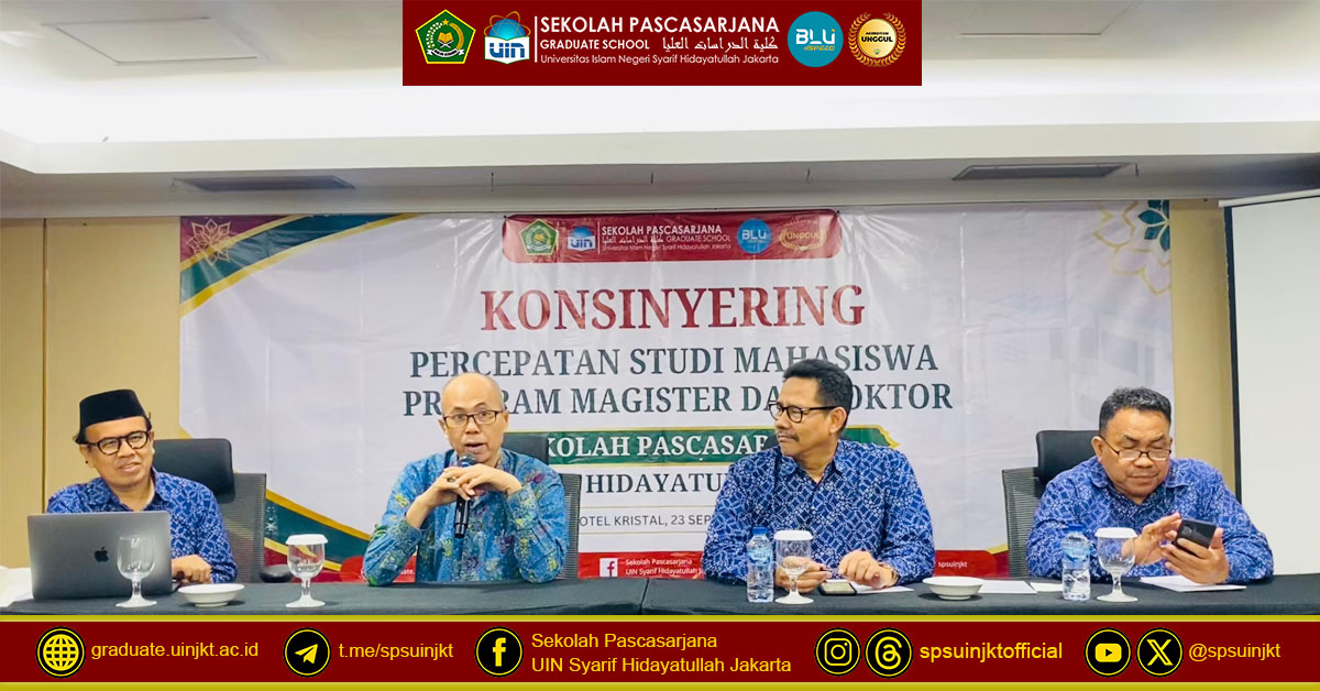 Akselerasi Kelulusan, SPs UIN Jakarta Gelar Konsinyering Percepatan Studi Mahasiswa