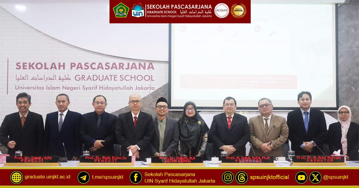 Purnama Putra Doctoral Promotion Exam, Business Holding Model in the Economic Transformation of Islamic Boarding Schools