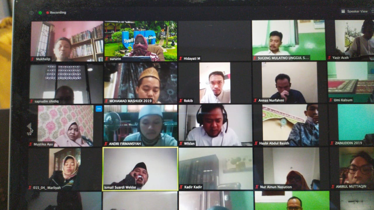 Magister PAI Gelar Workshop Virtual "Akselerasi Penulisan Tesis"