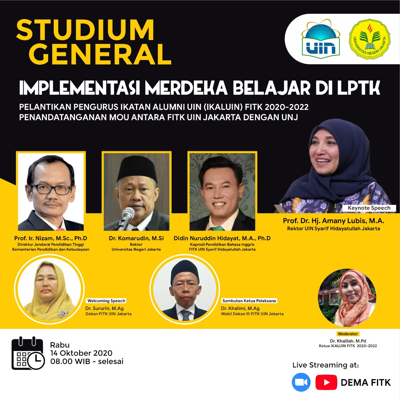 STUDIUM GENERAL "Implementasi Merdeka Belajar di LPTK"
