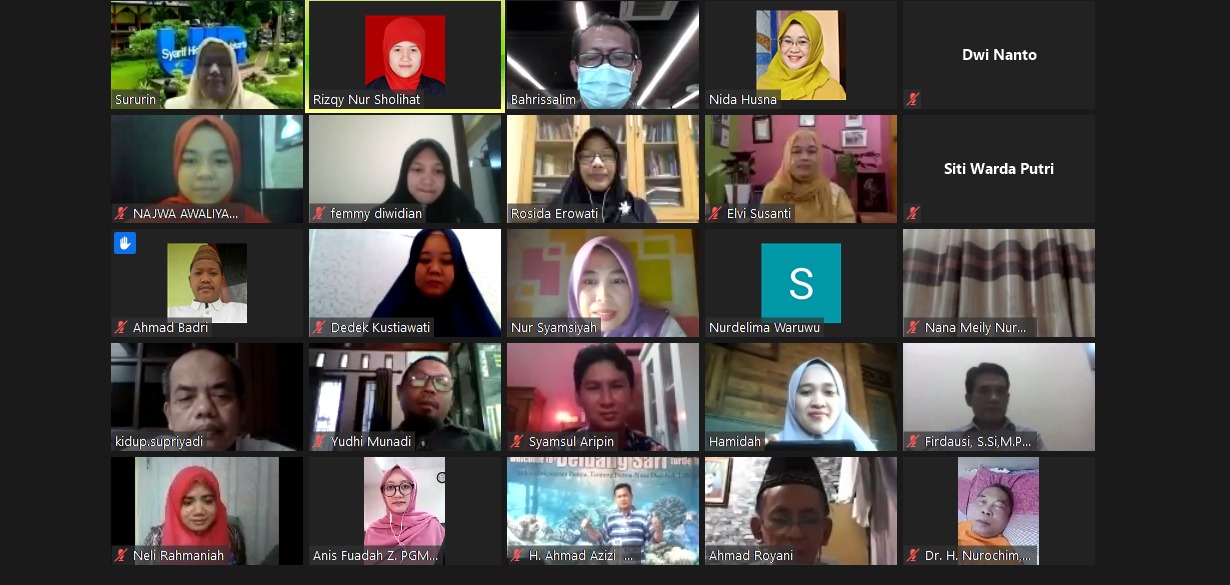FITK KEMBALI GELAR DISKUSI DOSEN VIRTUAL NASIONAL: (REVITALISASI PENDIDIKAN MADRASAH DAN PESANTREN DALAM MENGHADAPI  ERA REVOLUSI INDUSTRI 4.0)