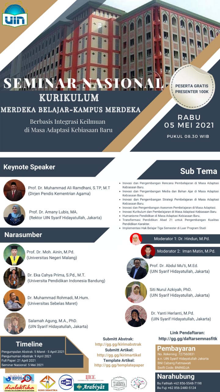 Seminar Nasional FITK "Kurikulum Merdeka Belajar-Kampus Merdeka"