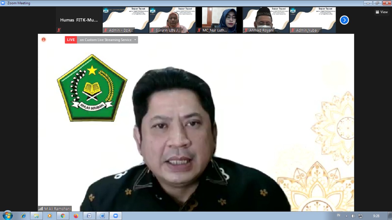 FITK Gelar Seminar Nasional Virtual 2021