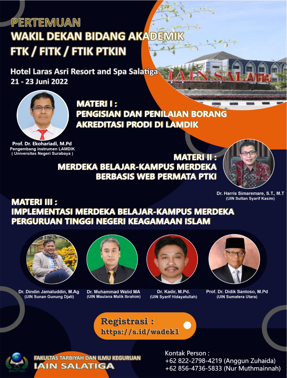 Forum Wakil Dekan Bidang Akademik PTKIN se-Indonesia Gelar Silaturahmi