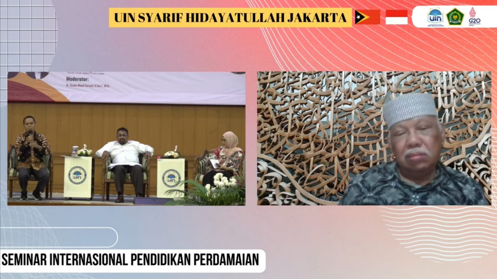 Talkshow: “Peran Islam Indonesia dalam Tatanan Dunia Global yang Berkeadilan"