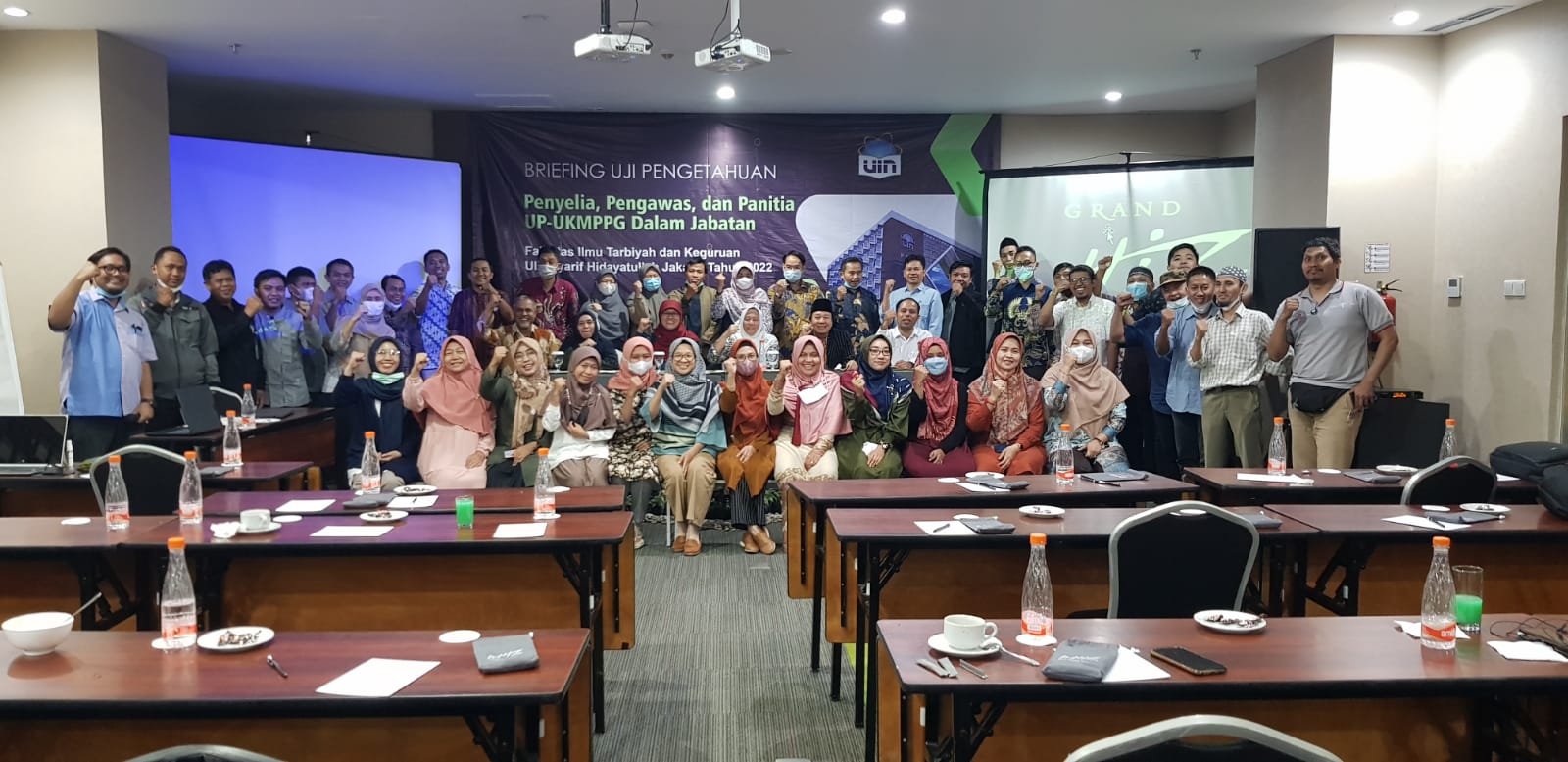 Jelang Pelaksanaan UP UKMPPG 2022 Batch 1, LPTK UIN Jakarta Bersama Penyelia Gelar Pembekalan Bagi Panitia dan Pengawas