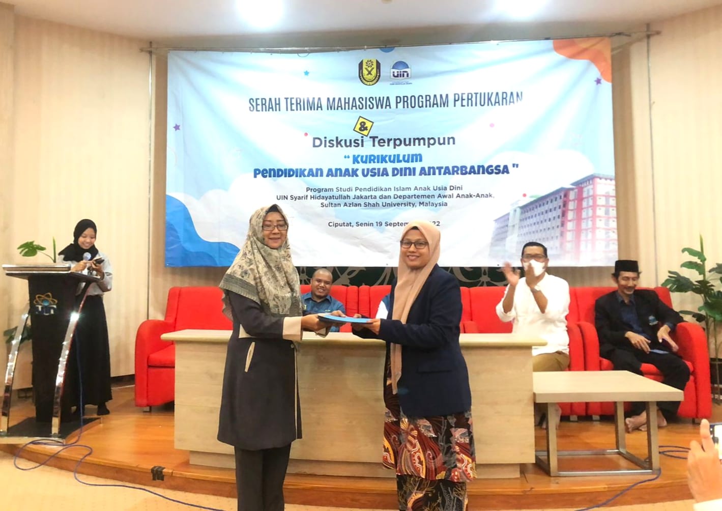 FITK UIN Jakarta Sambut Kedatangan 15 Mahasiswa USAS Malaysia yang Ikuti Perkuliahan di PIAUD