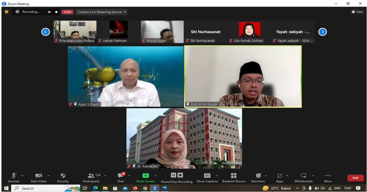 Diskusi Dosen Seri 5 2023: Integrasi Sains dalam Pembelajaran Agama Islam di Sekolah