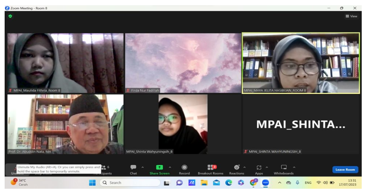 Magister PAI Gelar Seleksi Wawancara Penerimaan Camaba 2023