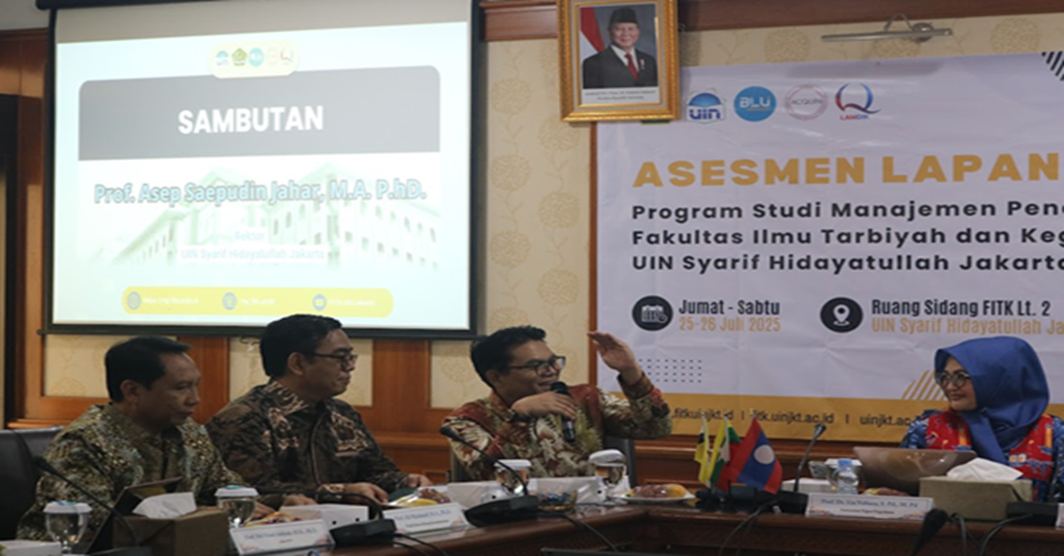 UIN Syarif Hidayatullah Jakarta Terima Tim Asesor LAMDIK untuk Asesmen Lapangan Prodi Manajemen Pendidikan