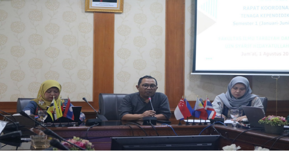FITK UIN SYARIF HIDAYATULLAH JAKARTA GELAR RAPAT KOORDINASI TENAGA KEPENDIDIKAN SEMESTER I TAHUN 2025