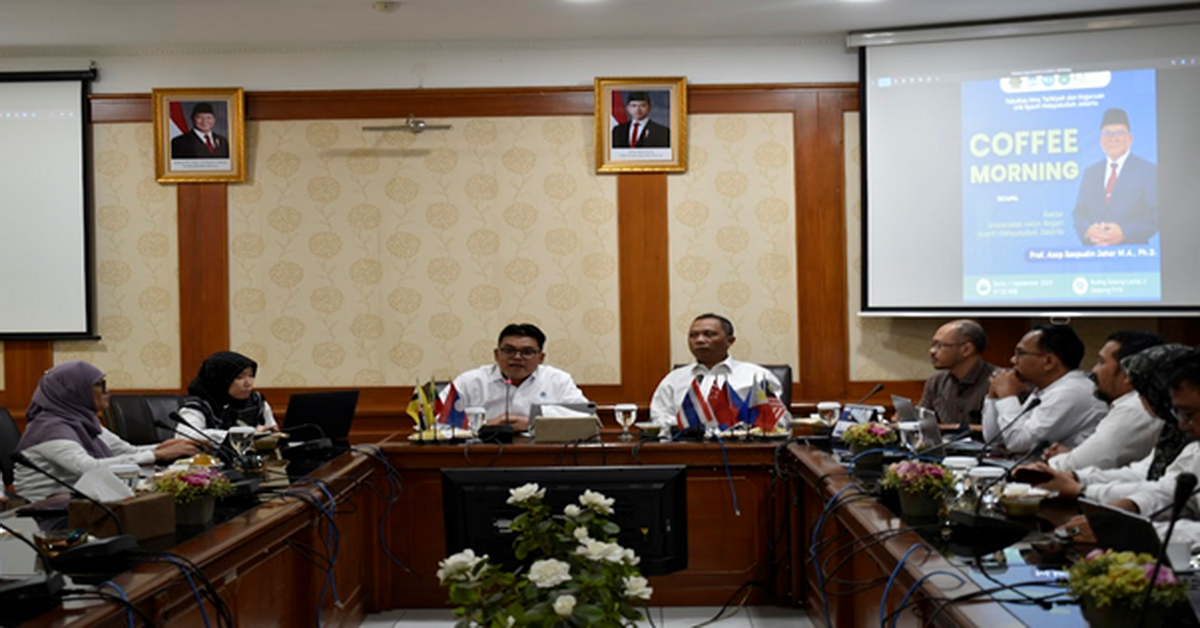 Coffee Morning Bersama Rektor: FITK UIN Jakarta Bahas Persiapan PPG Nasional, Program Akademik, dan Penguatan Sarana