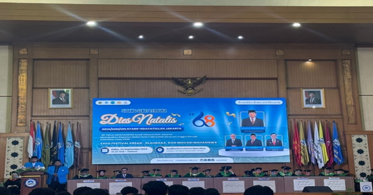 UIN JAKARTA RAYAKAN DIES NATALIS KE-68: TEGUHKAN REPUTASI GLOBAL MENUJU INDONESIA EMAS 2045