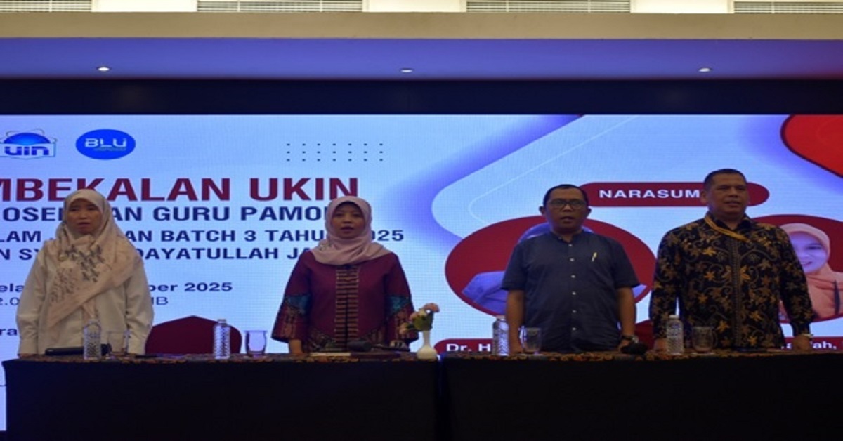 FITK UIN Syarif Hidayatullah Jakarta Gelar Pembekalan UKIN bagi Dosen dan Guru Pamong PPG Dalam Jabatan Batch 3 Tahun 2025