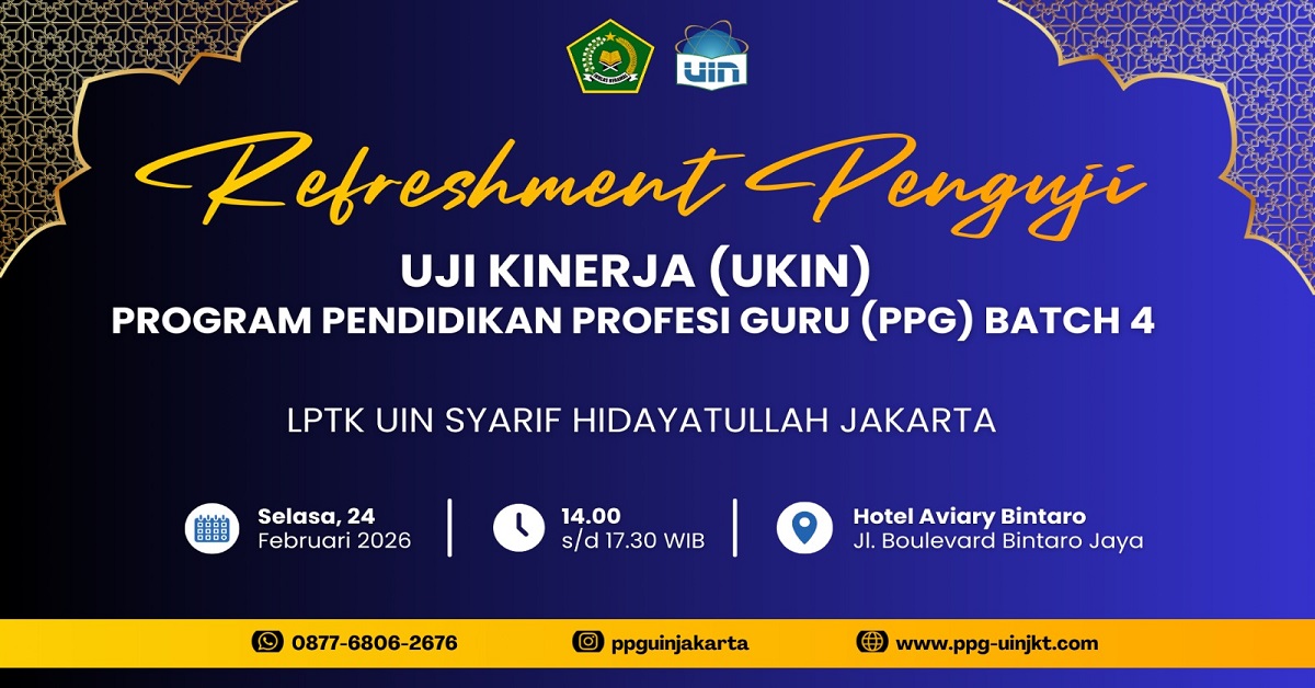 FITK UIN Jakarta Konsolidasikan Penguji UKIN PPG 2026 Bersama Dua Dekan LPTK