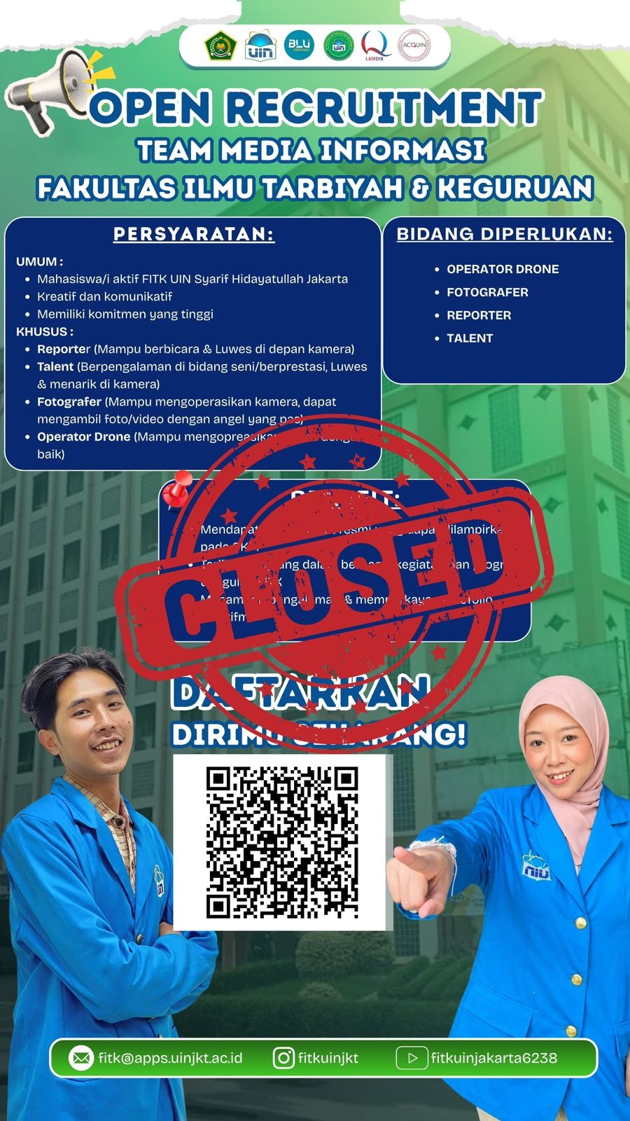 Close Open Recruitment