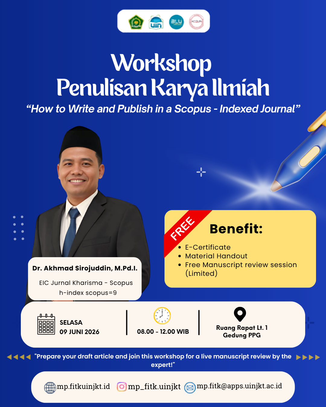 Flyer Workshop Penulisan Karya Ilmiah