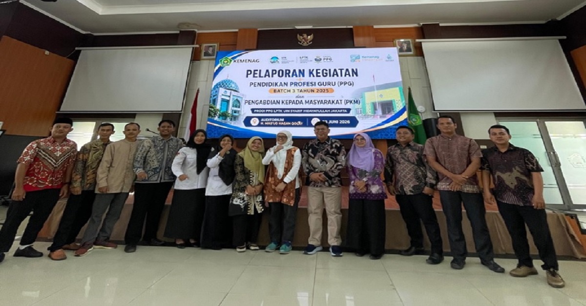 PPG FITK UIN Jakarta Serahkan Laporan Keuangan kepada Mitra Pemerintah Daerah di Bangka Belitung