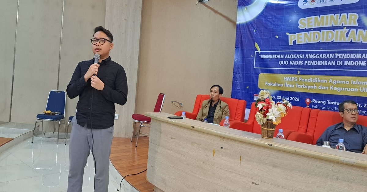 Muhammad Fawwaz Farabi Soroti Penggunaan Anggaran Pendidikan untuk MBG dalam Seminar Prodi PAI UIN Jakarta