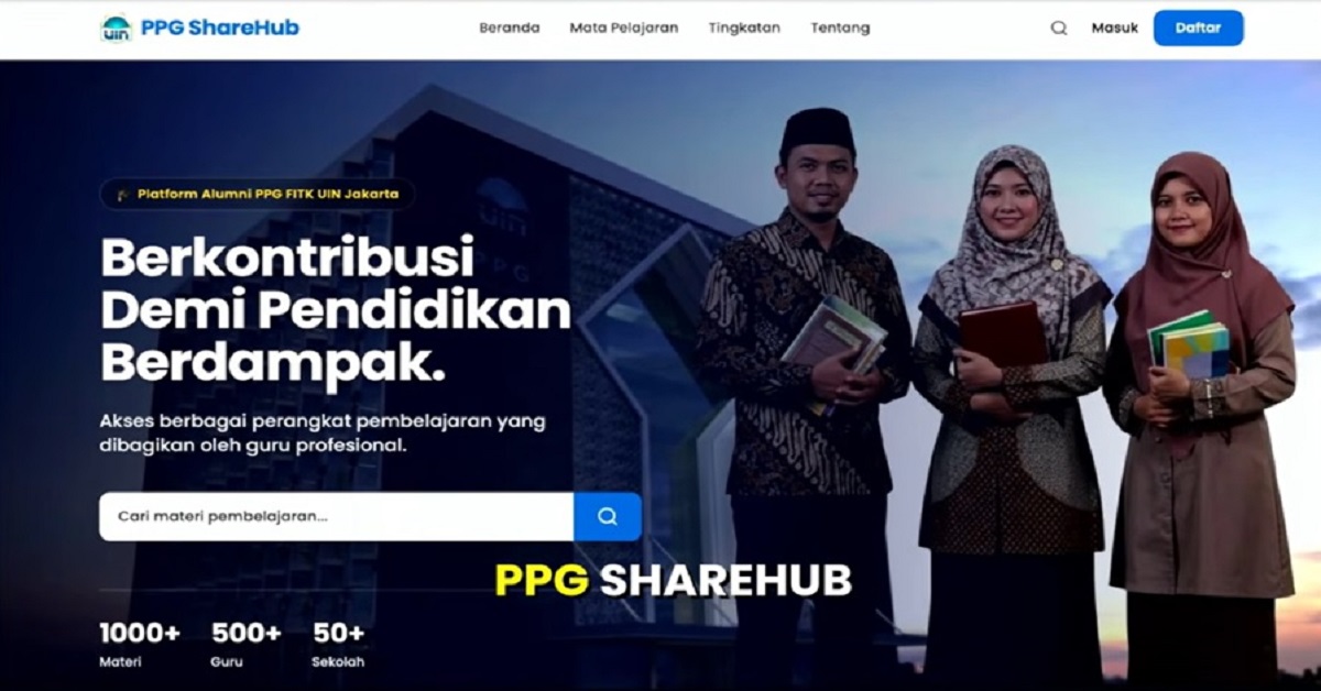 Dekan FITK UIN Jakarta Luncurkan Platform Guru Belajar, Perkuat Pengembangan Kompetensi Alumni PPG
