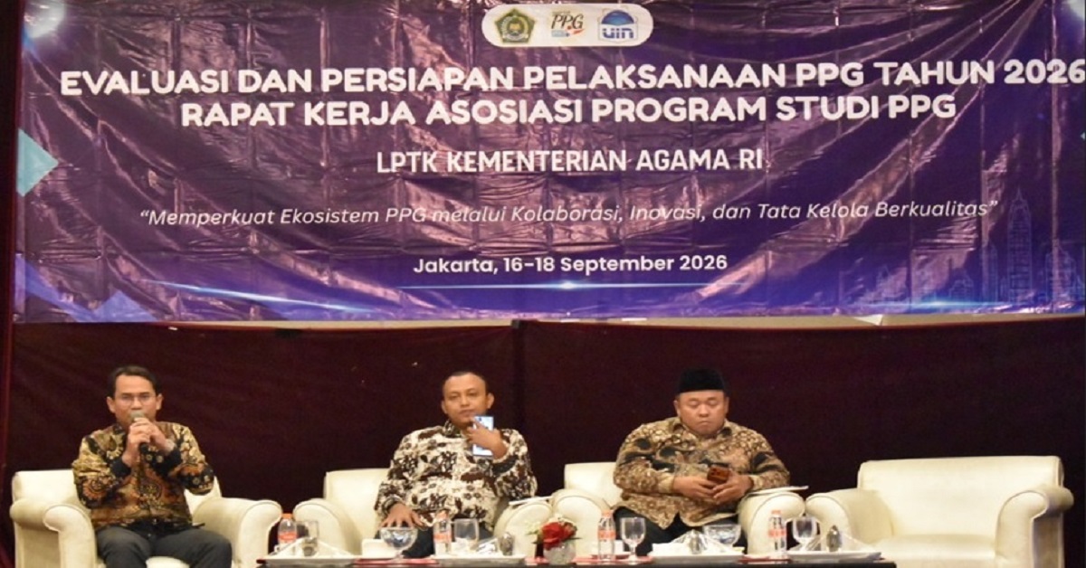 Evaluasi PPG Dalam Jabatan Tahun 2026 dan Penguatan Program PPG Prajabatan Jadi Fokus Rapat Kerja Asosiasi Prodi PPG