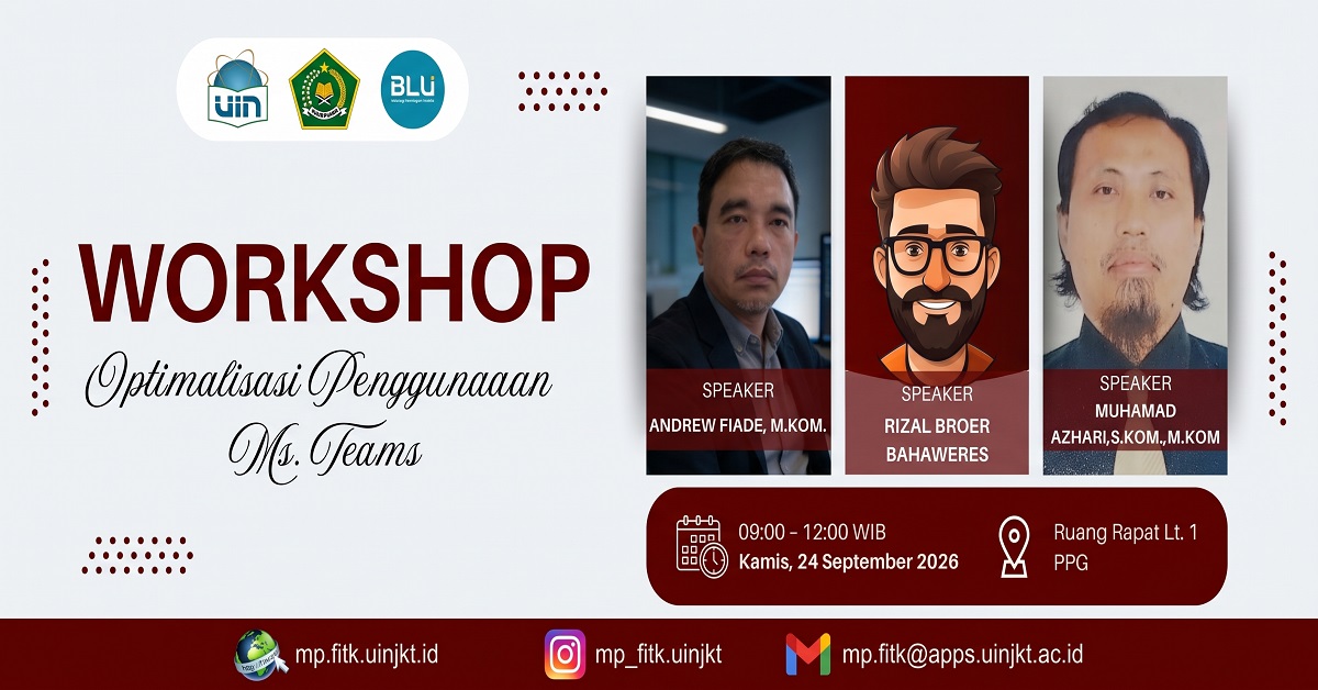 Workshop Optimalisasi Microsoft Teams: Upaya Strategis Program Studi Tingkatkan Efektivitas Pembelajaran Daring dan Kinerja Akademik