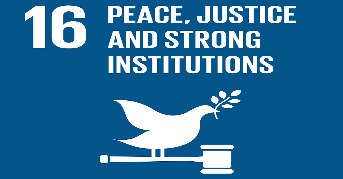 SDG16: Peace, Justice and Strong Institutions