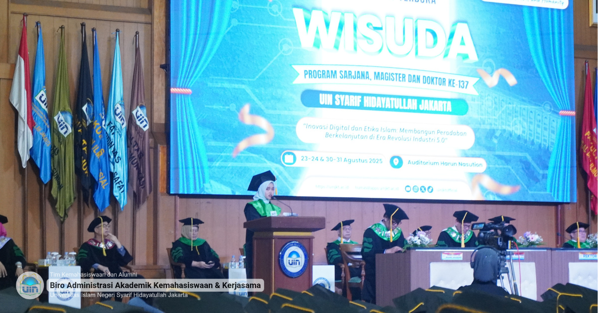 Kukuhkan 685 Wisudawan di Hari Pertama Wisuda ke-137 UIN Jakarta 