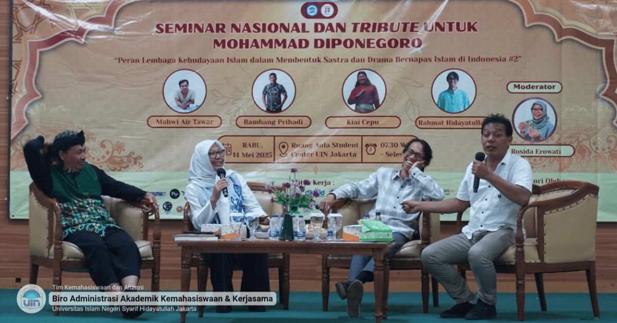Seminar dan Tribute Muhammad Diponegoro di UIN Jakarta