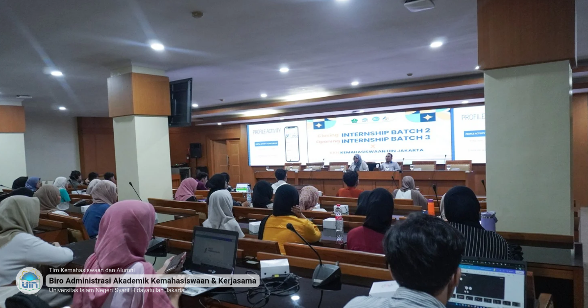 Kemahasiswaan UIN Jakarta Gelar Pembukaan Internship Batch 3