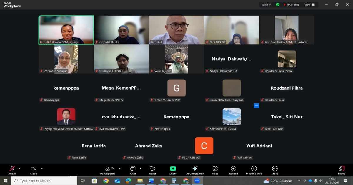 UIN Syarif Hidayatullah Jakarta dan Kementerian PPPA Bahas Tindak Lanjut Perpanjangan Kerja Sama
