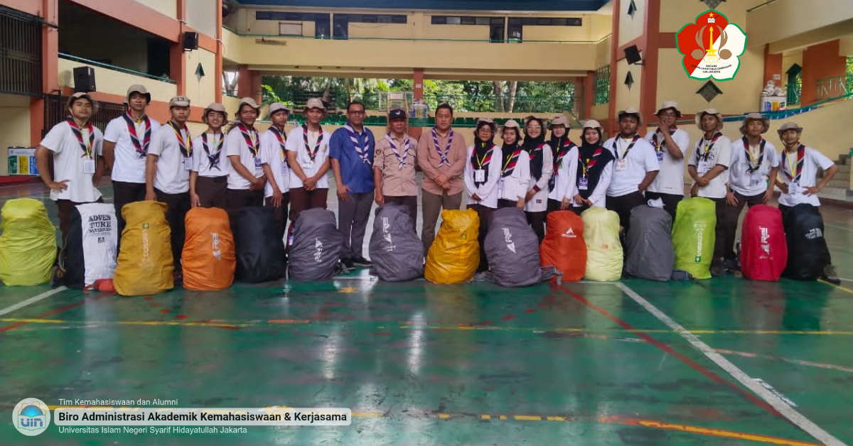 Upacara Pelepasan Gelar Orientasi Anggota dan Latihan (GOAL) 2025 Racana Fatahillah–Nyi Mas Gandasari UIN Syarif Hidayatullah Jakarta Gugus Depan 07-075/07-076