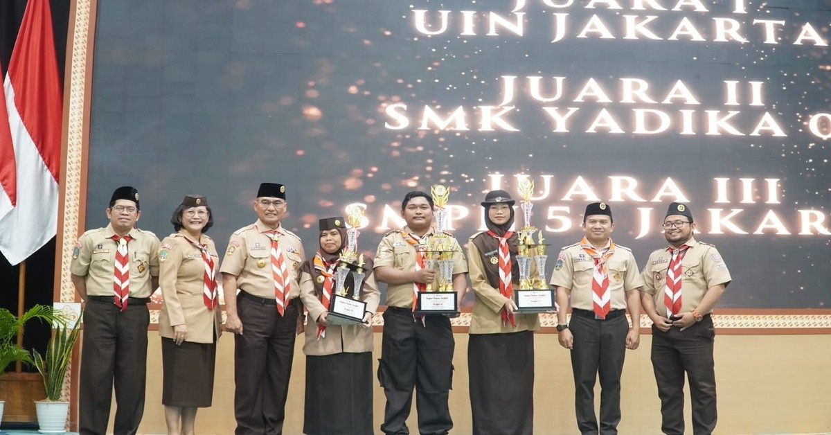 Pramuka UIN Jakarta Sabet Juara 1 Kontributor Artikel Tergiat se-DKI Jakarta Tahun 2025