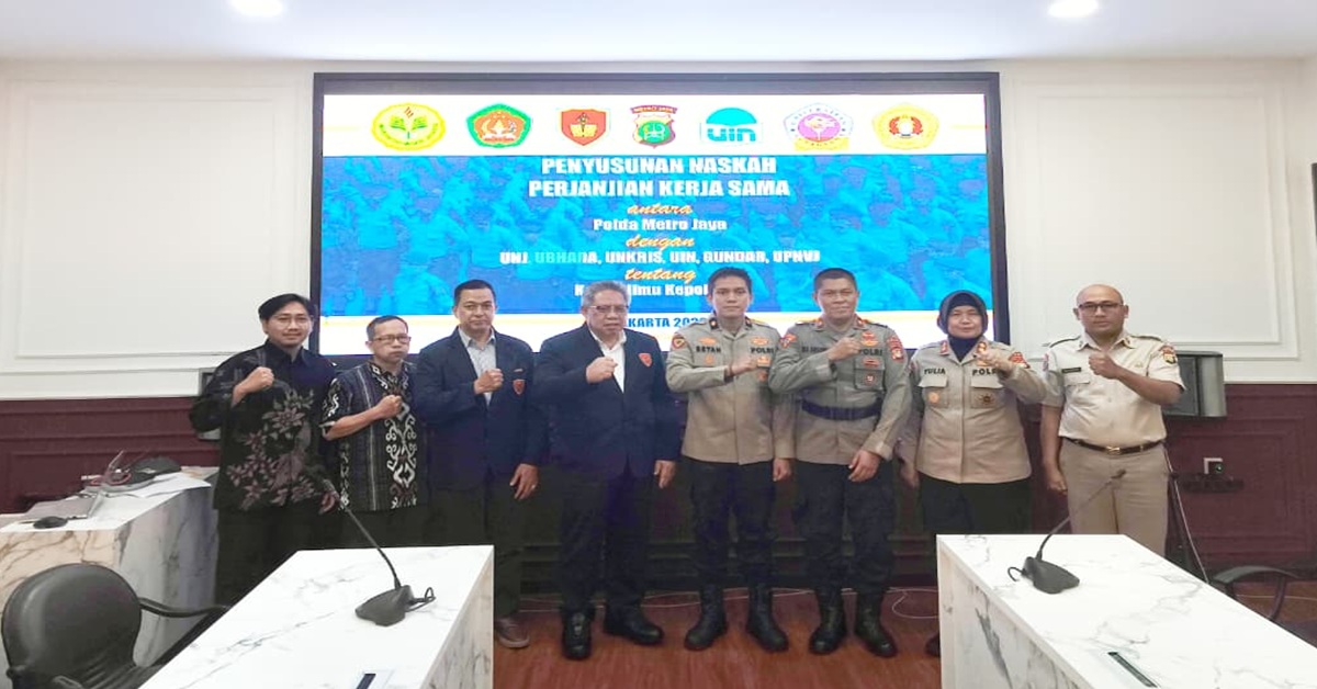 Polda Metro Jaya dan Universitas Bhayangkara Jakarta Raya Siapkan PKS Pusat Studi Kepolisian, UIN Jakarta Turut Terlibat