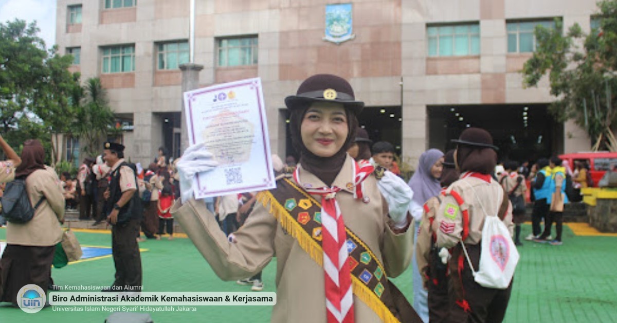 Perjalanan Nurazmi Suherman Tumbuh dan Berprestasi Lewat UKM Pramuka