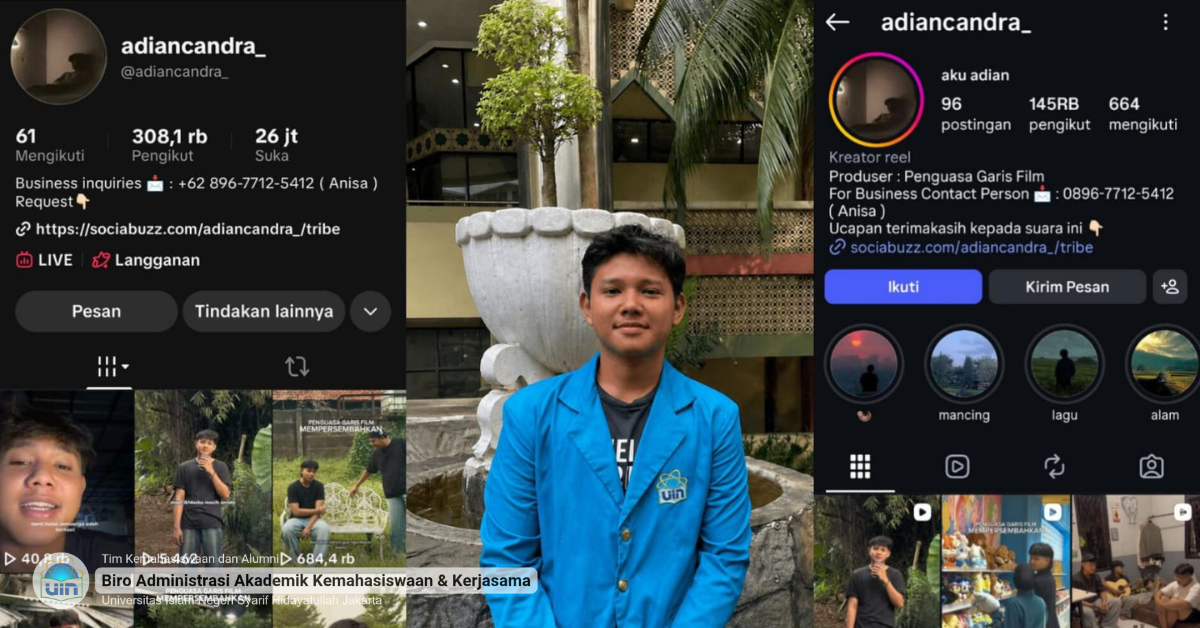 Perjalanan Content Creator Mahasiswa, Adian Candra Suarakan Luka dan Harapan Generasi Muda