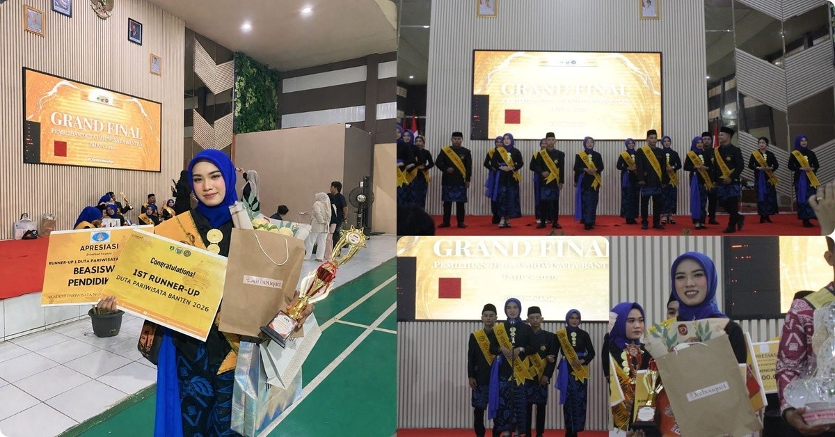 Organisasi dan Public Speaking Antar Mahasiswi FDIKOM Jadi 1st Runner-Up Duta Pariwisata Banten