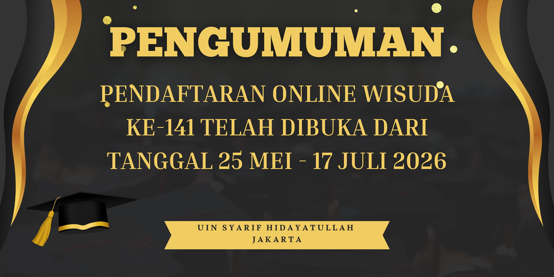 PENDAFTARAN WISUDA KE-141
